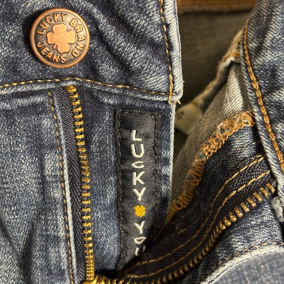 Lucky Brand Lolita Crop Jeans in Medium Acid Wash. Size 8/29" - Picture 9 of 9
